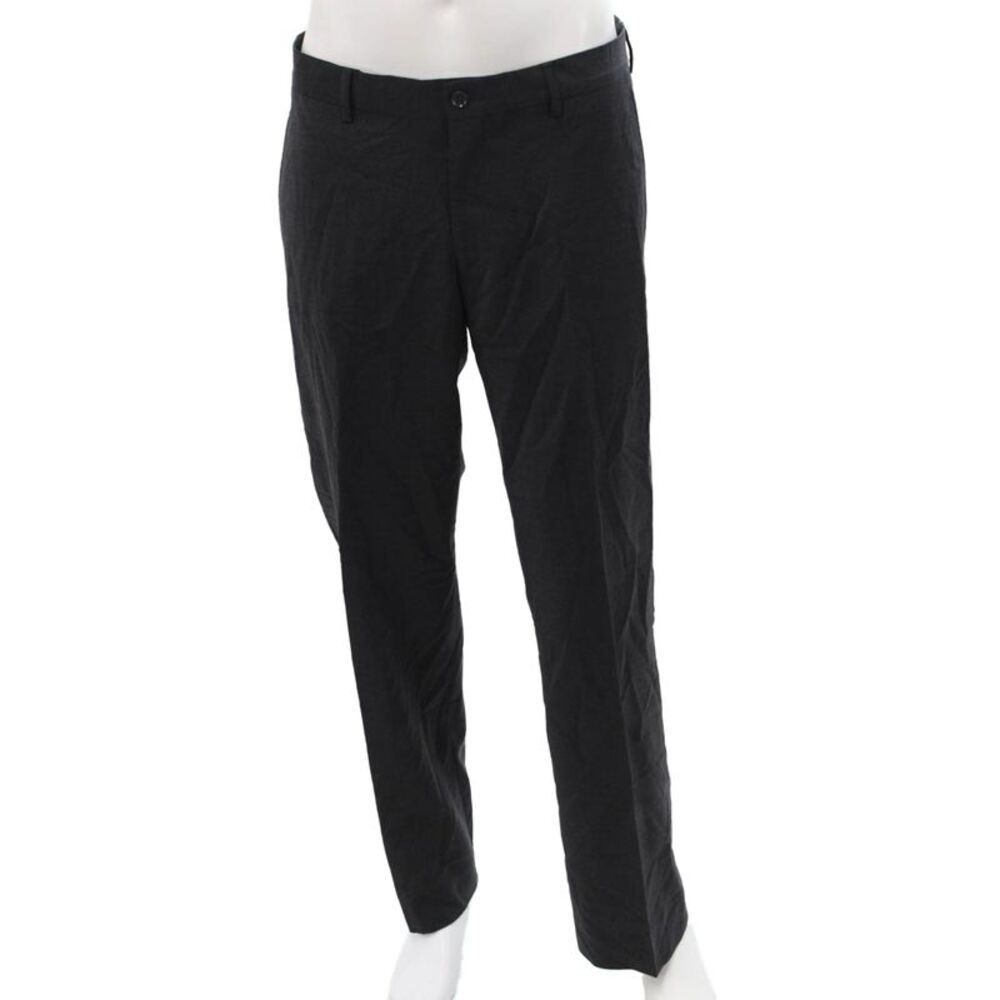 Calvin Klein Collection Mens Dress Pants Black Wool Blend Size 50